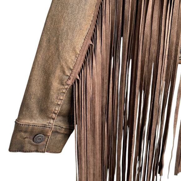 Idyllwind Miranda Lambert Fringe Jacket Womens Small Fringe‎ Western Boho Chic - Picture 8 of 14
